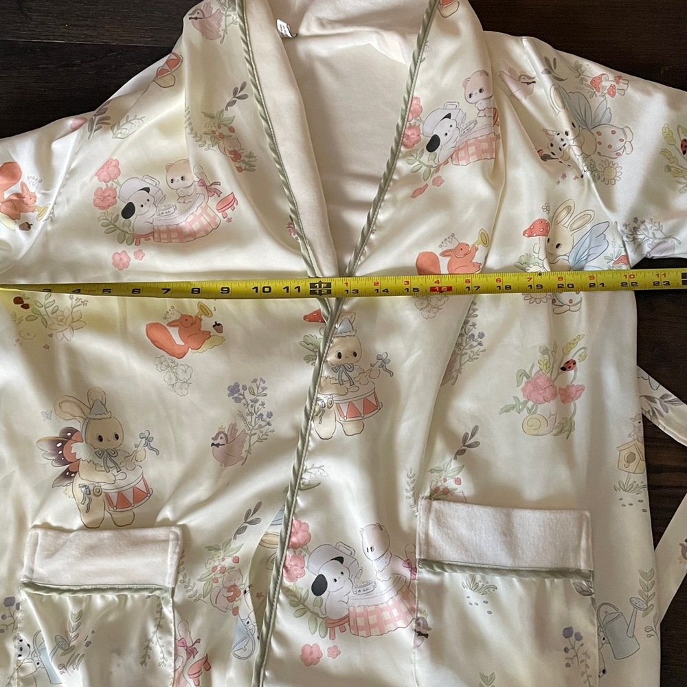 Pajamas Set with CuteAnimal Floral Print - Picture 10 of 16